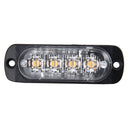 DC 12V-24V 2W 4LEDs SMD-2835 Lamps 17 Flash Patterns 3 Lines Car Flash Lamp Waterproof Car Truck Emergency Strobe Flash Warning Light, Cable Length: 90cm