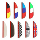 1 Pair Green White Red Style Universal Car Rearview Mirror Rain Blades Car Back Mirror Eyebrow Rain Cover