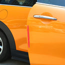 6 PCS Universal Car Door Anti-collision Strip Protection Guards Silicon Trims Stickers (Red)