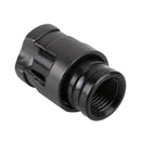 4 PCS Valve Shape Gas Cap Mouthpiece Cover Tire Cap Car Tire Valve Caps (Black)