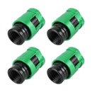 4 PCS Valve Shape Gas Cap Mouthpiece Cover Tire Cap Car Tire Valve Caps (Green)