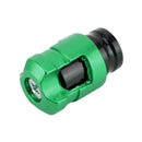 4 PCS Valve Shape Gas Cap Mouthpiece Cover Tire Cap Car Tire Valve Caps (Green)