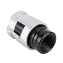 4 PCS Valve Shape Gas Cap Mouthpiece Cover Tire Cap Car Tire Valve Caps (Silver)