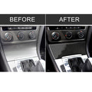 Car Carbon Fiber Cigarette Lighter Decorative Sticker for Volkswagen Golf 7 2013-2017