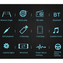 X6 7 inch Universal Car Radio Receiver MP5 Player, Support FM & Bluetooth & Phone Link with Remote Control