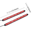 6W 3528 84LEDs DC 12V Car Bulb Turn Signal Auto Reverse Lamp Daytime Turn Running Light Source (White Light+Yellow Light)