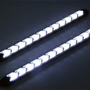 6W 3528 84LEDs DC 12V Car Bulb Turn Signal Auto Reverse Lamp Daytime Turn Running Light Source (White Light+Yellow Light)