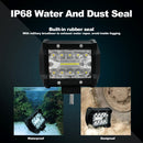 4 inch 15W 1500LM LED Strip Lamp Working Refit Off-road Vehicle Light Roof Strip Light