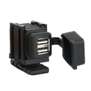 Waterproof Motorcycle SAE To USB Cable Adapter 3.1A Dual Port Power Socket Adapter, for Smart Phones, Tablets, GPS