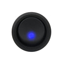20 Amp 12 Volt Triple Plugs LED ON OFF Rocker Power Switch (Blue Light)