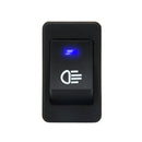 30 Amp 12 Volt Four Plugs LED ON OFF Car Fog Light Switch (Blue Light)
