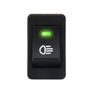 30 Amp 12 Volt Four Plugs LED ON OFF Car Fog Light Switch (Green Light)
