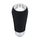 Universal Car Modified Shifter Black Leather Lever Manual 5-Speed Gear Shift Knob