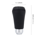 Universal Car Modified Shifter Black Leather Lever Manual 5-Speed Gear Shift Knob