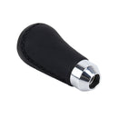 Universal Car Modified Shifter Black Leather Lever Manual 5-Speed Gear Shift Knob