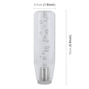 Universal Car Truck Transparent Bubble Colors LED Light Shift Knob Gear Lever Shifter, Length: 15cm