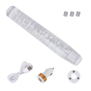 Universal Car Truck Transparent Bubble Colors LED Light Shift Knob Gear Lever Shifter, Length: 30cm