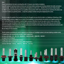 55W H8/H9/H11 4300K HID Xenon Bulbs Light Conversion Kit with High Intensity Discharge Alloy Ballast, Warm White