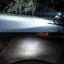P15D/H6M 1000LM 72W 6000K White Light 2-LED 3570 Bulbs Motorcycle Headlights, DC 12-24V