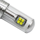 Motorcycle Headlights 750LM 6000K White H6/BA20D 40W 8-LED Bulbs, DC 12-24V