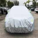PEVA Waterproof Sun Protection Car Cover Dustproof Rain Snow Protect Cover Car Covers with Warning Strips for Smart, Fits Cars up to 2.7m in Length
