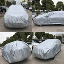 PEVA Waterproof Sun Protection Car Cover Dustproof Rain Snow Protect Cover Car Covers with Warning Strips for Smart, Fits Cars up to 2.7m in Length