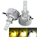 2 PCS H3 26W 2250LM Car Headlight LED Auto Light Built-in COB LED Chip and CANBUS Function (White Light, Yellow Light, Warm White Light), DC 9-16V