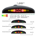 PZ-300-8 Car Parking Reversing Buzzer LED Monitor Parking Alarm Assistance System with 4*7m Front Sensors and 4*2.5m Rear Sensors