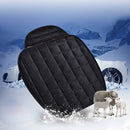 3 PCS / Set Warm Car Seat Cover Cushion Five Seats Universal Two Front Row Seat Covers and One Back Row Seat Cover Car Non-slip Chair Pad Warm Car Mats No Back Plush Cushion(Black)