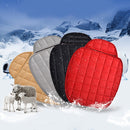 3 PCS / Set Warm Car Seat Cover Cushion Five Seats Universal Two Front Row Seat Covers and One Back Row Seat Cover Car Non-slip Chair Pad Warm Car Mats No Back Plush Cushion(Black)