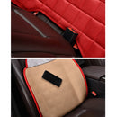 3 PCS / Set Warm Car Seat Cover Cushion Five Seats Universal Two Front Row Seat Covers and One Back Row Seat Cover Car Non-slip Chair Pad Warm Car Mats No Back Plush Cushion(Red)