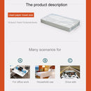 Universal Car Facial Tissue Box Case Holder Metal Frame Tissue Box Fashion and Simple Paper Napkin Bag(Red)
