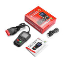 KONNWEI KW680 Mini OBDII Car Auto Diagnostic Scan Tools Auto Scan Adapter Scan Tool (Can Detect Battery and Voltage, Only Detect 12V Gasoline Car)(Black)