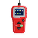 KONNWEI KW680 Mini OBDII Car Auto Diagnostic Scan Tools Auto Scan Adapter Scan Tool (Can Detect Battery and Voltage, Only Detect 12V Gasoline Car)(Red)
