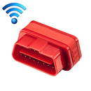 KONNWEI KW901 OBD Car Auto Wireless WiFi Diagnostic Scan Tools Auto Scan Adapter Scan Tool Supports Variety Languages and 5 Protocols (Can Also Detect Battery and Voltage, Only Detect 12V Gasoline Car)(Red)