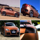 5m * 0.5m Ice Blue Metallic Matte Icy Ice Car Decal Wrap Auto Wrapping Vehicle Sticker Motorcycle Sheet Tint Vinyl Air Bubble Free(Coffee)
