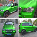 5m * 0.5m Ice Blue Metallic Matte Icy Ice Car Decal Wrap Auto Wrapping Vehicle Sticker Motorcycle Sheet Tint Vinyl Air Bubble Free(Green)