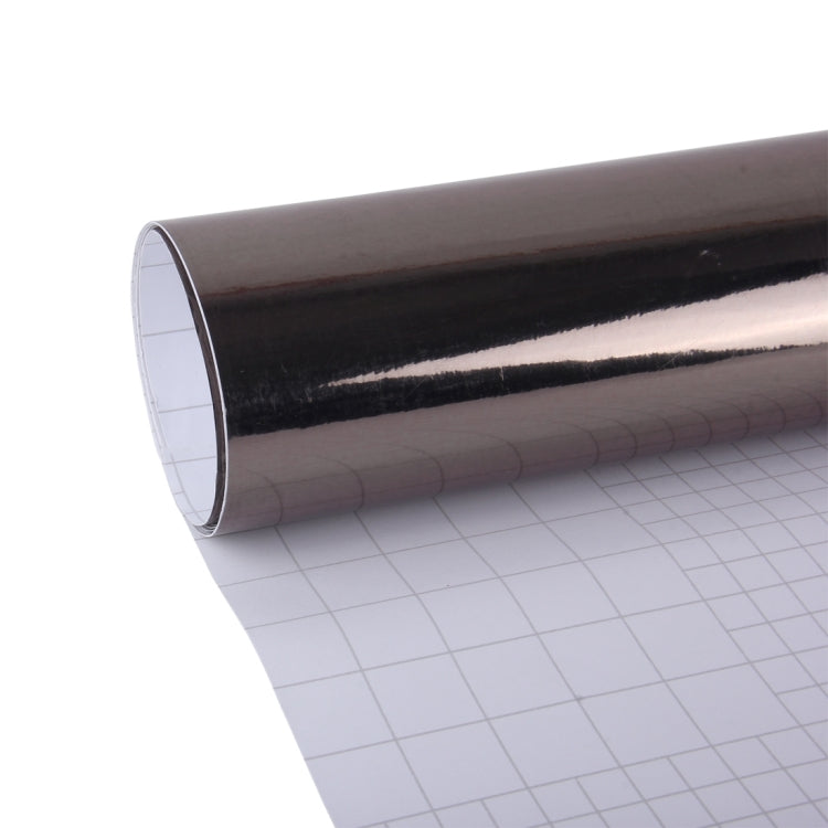 1.52m Ã— 0.5m Electroplating Car Auto Body Decals Sticker Self-Adhesive Side Truck Vinyl Graphics(Black)