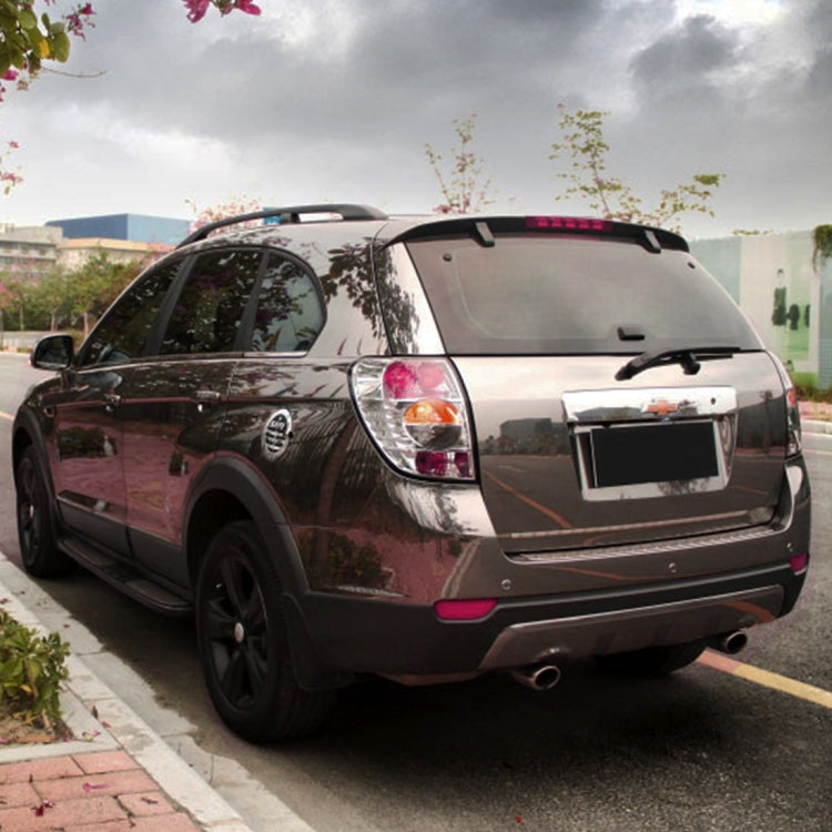 1.52m Ã— 0.5m Electroplating Car Auto Body Decals Sticker Self-Adhesive Side Truck Vinyl Graphics(Black)