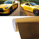 1.52m Ã— 0.5m Electroplating Car Auto Body Decals Sticker Self-Adhesive Side Truck Vinyl Graphics(Gold)