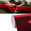1.52m Ã— 0.5m Electroplating Car Auto Body Decals Sticker Self-Adhesive Side Truck Vinyl Graphics(Red)