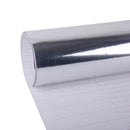 1.52m Ã— 0.5m Electroplating Car Auto Body Decals Sticker Self-Adhesive Side Truck Vinyl Graphics(Silver)