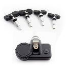 PZ802-I Solar Powered Video TPMS Internal Tire Pressure Monitor with LCD Color Display Screen (Black)