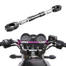 Motorcycle Aluminium Alloy Adjustable Reinforce Bar Balance Bar Motorbike Parts(Black)