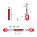 Motorcycle Aluminium Alloy Adjustable Reinforce Bar Balance Bar Motorbike Parts (Red)