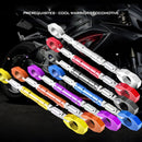Motorcycle Aluminium Alloy Adjustable Reinforce Bar Balance Bar Motorbike Parts (Red)