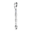 Motorcycle Aluminium Alloy Adjustable Reinforce Bar Balance Bar Motorbike Parts (Silver)
