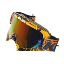 Motorcycle Parts Goggles Ski Goggles Outdoor Windproof Glasses(Gold)