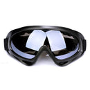 Motorcycle Parts Goggles Anti-UV Goggles Outdoor Windproof Glasses (Black+Grey)