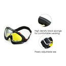 Motorcycle Parts Goggles Anti-UV Goggles Outdoor Windproof Glasses(Yellow)